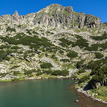 Landscape with Dzhangal peak and Samodivski lakes, Pirin Mountain, Bulgaria