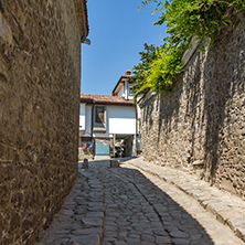 PLOVDIV, BULGARIA - SEPTEMBER 1, 2017:  Hisar Kapia - Ancient gate in Plovdiv old town, Bulgaria