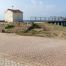 CHALKIDIKI, CENTRAL MACEDONIA, GREECE - AUGUST 25, 2014: Seascape of Psakoudia Beach at Sithonia peninsula, Chalkidiki, Central Macedonia, Greece