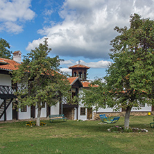 ETROPOLE MONASTERY, BULGARIA - SEPTEMBER 21, 2013:  The Etropole Monastery of the Holy Trinity, Sofia Province, Bulgaria