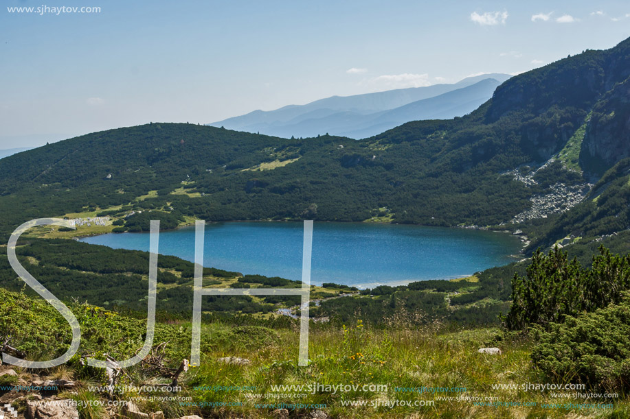 Amazing Landscape of The Lower lake, The Seven Rila Lakes, Bulgaria