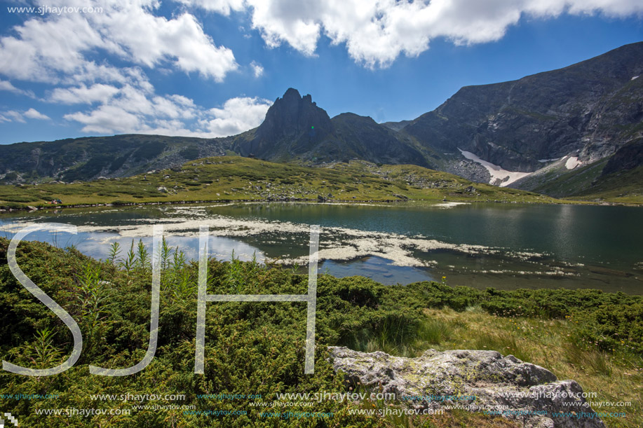 Amazing landscape of The Twin lake, The Seven Rila Lakes, Bulgaria