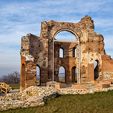 Red Church - large partially preserved late Roman (early Byzantine) Christian basilica near town of Perushtitsa, Plovdiv Region, Bulgaria