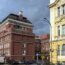 SOFIA, BULGARIA - NOVEMBER 12, 2017: National Theatre Ivan Vazov in Sofia, Bulgaria