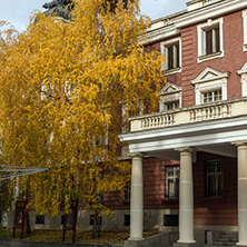 SOFIA, BULGARIA - NOVEMBER 12, 2017: National Theatre Ivan Vazov in Sofia, Bulgaria