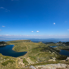 Amazing Landscape of The Kidney and The Twin lakes, The Seven Rila Lakes, Bulgaria