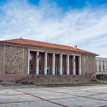 PERUSHTITSA, BULGARIA - DECEMBER 23, 2013: Center of Historical Town of Perushtitsa, Plovdiv Region, Bulgaria