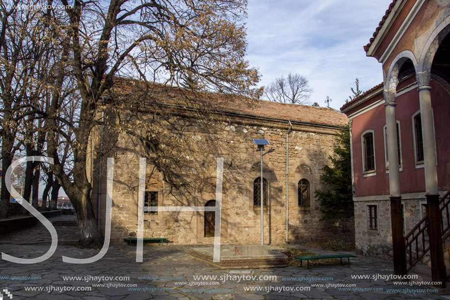 PERUSHTITSA, BULGARIA - DECEMBER 23, 2013:  Church monument St. Archangel Michael, Perushtitsa, Plovdiv Region, Bulgaria