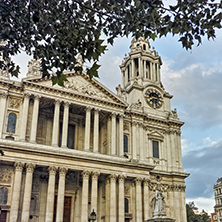 LONDON, ENGLAND - JUNE 17 2016: Amazing view of St. Paul Cathedral in London, Great Britain