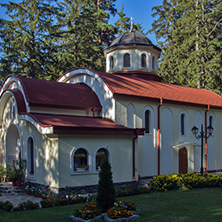 PANICHISHTE, BULGARIA - AUGUST 13, 2013: Orthodox church in Panichishte resort in Rila Mountain, Bulgaria