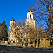 PANAGYURISHTE, BULGARIA - DECEMBER 13, 2013: St. George Church in Historical town of Panagyurishte, Pazardzhik Region, Bulgaria