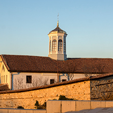 PANAGYURISHTE, BULGARIA - DECEMBER 13, 2013: Church Of The Blessed Virgin Mary in Historical town of Panagyurishte, Pazardzhik Region, Bulgaria