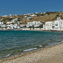 MYKONOS, GREECE - MAY 1, 2013:  Port on the island of Mykonos, Cyclades, Greece