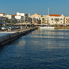 SYROS, GREECE - MAY 2, 2013: Port of the City of Ermopoli, Syros, Cyclades Islands, Greece
