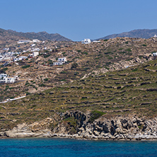 NAXOS, GREECE - MAY 4, 2013: Panoramic view of Naxos Island, Cyclades, Greece