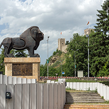 SKOPJE, REPUBLIC OF MACEDONIA - 13 MAY 2017: Monument in the center of city of  Skopje, Republic of Macedonia