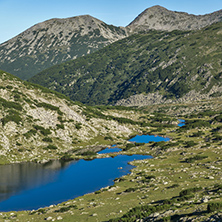 Amazing landscape with Chairski lakes, Pirin Mountain, Bulgaria