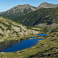 Amazing landscape with Chairski lakes, Pirin Mountain, Bulgaria