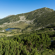 Amazing landscape with Chairski lakes, Pirin Mountain, Bulgaria