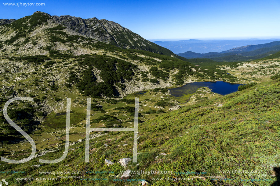 Amazing landscape with Chairski lakes, Pirin Mountain, Bulgaria