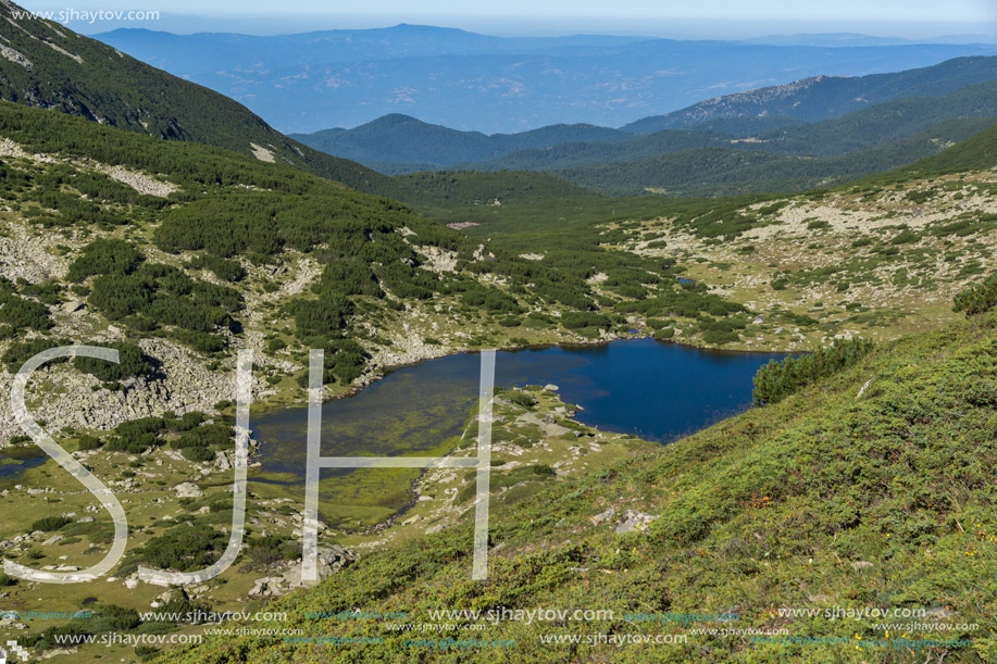 Amazing landscape with Chairski lakes, Pirin Mountain, Bulgaria