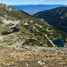 Amazing landscape with Tipitsko lakes, Pirin Mountain, Bulgaria