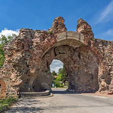 The South gate - The Camels of ancient roman fortifications in Diocletianopolis, town of Hisarya, Plovdiv Region, Bulgaria