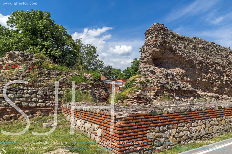 Ruins of Roman fortifications in Diocletianopolis, town of Hisarya, Plovdiv Region, Bulgaria