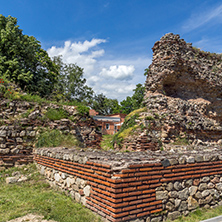 Ruins of Roman fortifications in Diocletianopolis, town of Hisarya, Plovdiv Region, Bulgaria