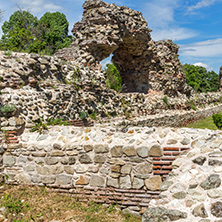 Ruins of Roman fortifications in Diocletianopolis, town of Hisarya, Plovdiv Region, Bulgaria