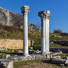 Ruins of the ancient city of Philippi, Eastern Macedonia and Thrace, Greece