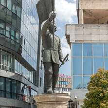 SKOPJE, REPUBLIC OF MACEDONIA - 13 MAY 2017: Monument in Skopje City Center, Republic of Macedonia