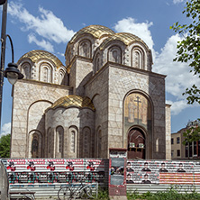 SKOPJE, REPUBLIC OF MACEDONIA - 13 MAY 2017:  St. Constantine and Elena Church in city of Skopje, Republic of Macedonia