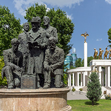 SKOPJE, REPUBLIC OF MACEDONIA - 13 MAY 2017: Monument in Skopje City Center, Republic of Macedonia
