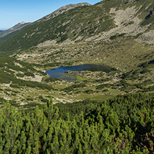 Amazing landscape with Chairski lakes, Pirin Mountain, Bulgaria