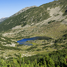 Amazing landscape with Chairski lakes, Pirin Mountain, Bulgaria