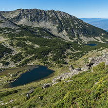 Amazing landscape with Chairski lakes, Pirin Mountain, Bulgaria