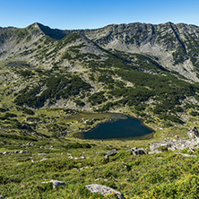 Amazing landscape with Chairski lakes, Pirin Mountain, Bulgaria