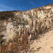 Amazing Autumn Landscape of Rock Formation Devil"s town in Radan Mountain, Serbia