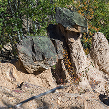 Amazing Autumn Landscape of Rock Formation Devil"s town in Radan Mountain, Serbia