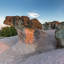 Rock formation Stone Mushrooms near Beli plast village, Kardzhali Region, Bulgaria