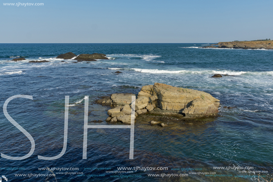 Seascape with Bird island near town of Tsarevo, Burgas Region, Bulgaria