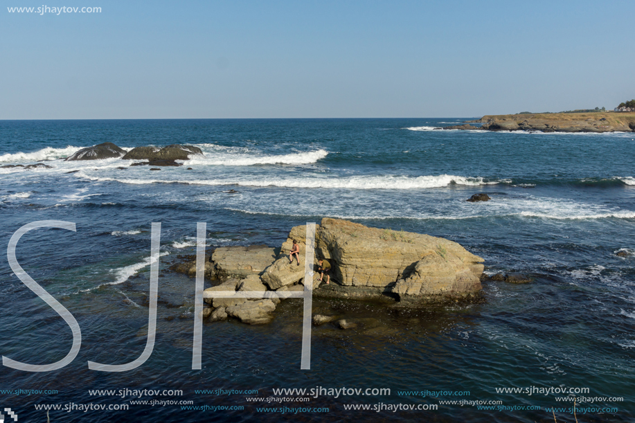 Seascape with Bird island near town of Tsarevo, Burgas Region, Bulgaria