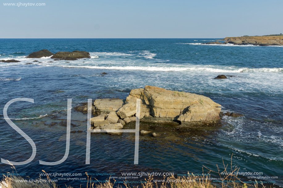 Seascape with Bird island near town of Tsarevo, Burgas Region, Bulgaria