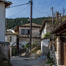 Old house in village of Panagia, Thassos island,  East Macedonia and Thrace, Greece