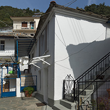 Old house in village of Panagia, Thassos island,  East Macedonia and Thrace, Greece