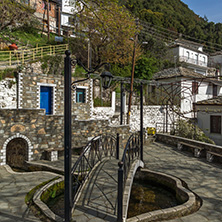 Old house in village of Panagia, Thassos island,  East Macedonia and Thrace, Greece