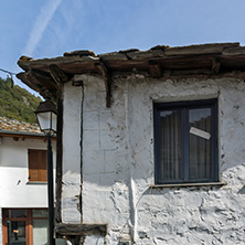 Old house and Wood centuries in village of Panagia, Thassos island,  East Macedonia and Thrace, Greece