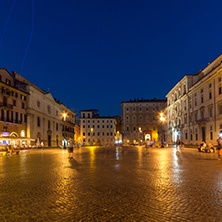 ROME, ITALY - JUNE 23, 2017: Amazing Night view of Piazza Navona in city of Rome, Italy