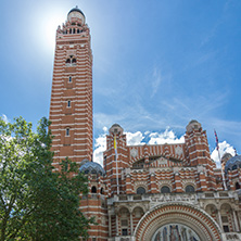 LONDON, ENGLAND - JUNE 15 2016: Westminster Cathedral in London, England, Great Britain